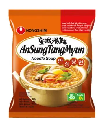 Nongshim: 125g Ansung Mild Soybean Noodle