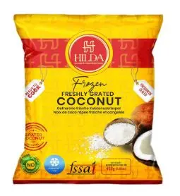 Hilda: 400g Frozen Grated Coconut (100g x 4)
