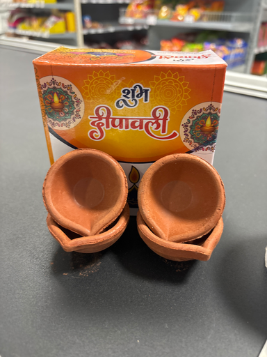 NW Diya: 12x small plain Diya