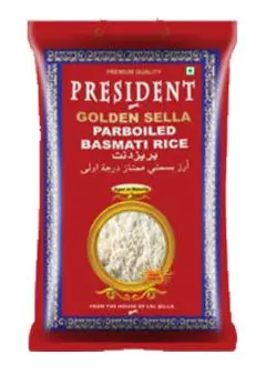 PRESIDENT: 5kg Golden Sella Basmati Rice