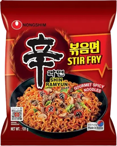 NONGSHIM: 131g Shin Ramyun Fried Instant Noodles