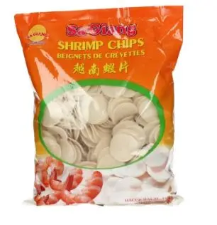 SA GIANG: 1kg Raw Crab-Chip/ Krabbenchips Sheets