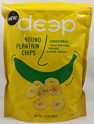 Deep: 340g Original Plantain Round Chips  