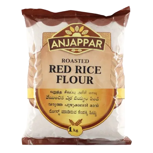 Anjappar: 1kg Roasted Red Rice Flour