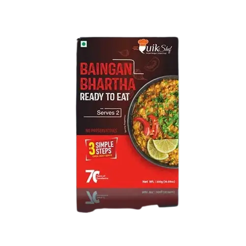 Quik Chef: 300g Baigan Bharta RTE