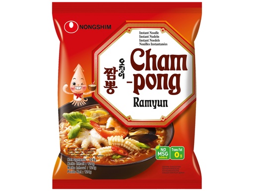 Nongshim: 124g Shin Ramyun Champong Instant Noodles 