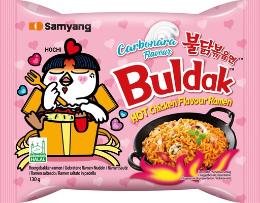 Samyang/Buldak: 140g Noodles Chicken Carbonara