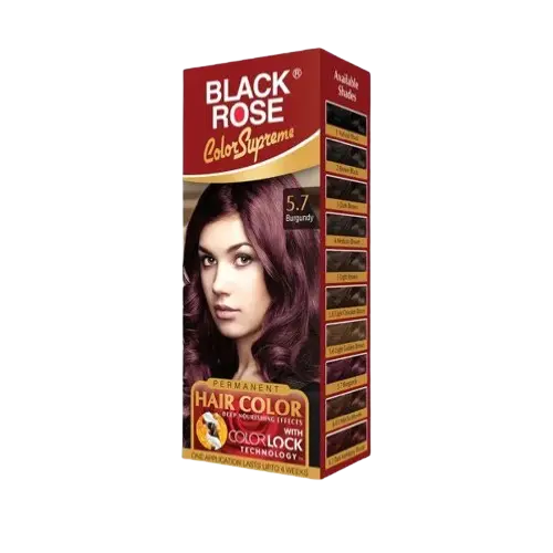Black Rose: 50g Burgundy Hair Colour