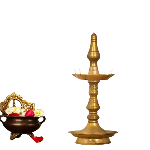 NW Pooja: Fancy Kuthu Vilakku / Stand Diya Pital No.10