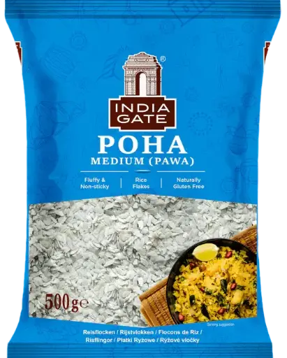 India Gate: 500g Flake Rice Medium (Pawa/Powa/Poha)