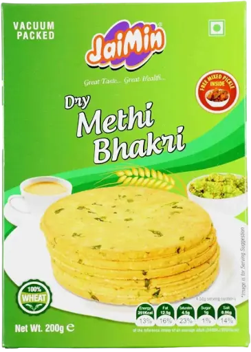 Jaimin: 250g Dry-Methi Bhakri