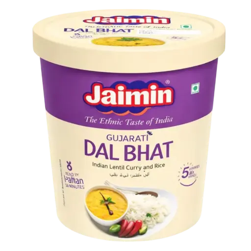 Jaimin: 75g Instant Gujarati Dal Bhat Cup