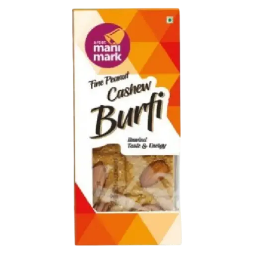 Manimark: 100g Fine Peanut-Cashew Burfi