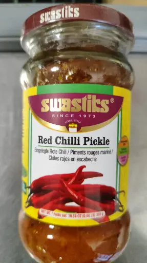 Swastika: 300g Red chilli pickle
