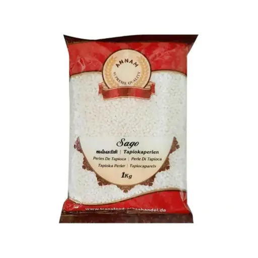 Annam: 1kg Tapioca Medium (Sabudana / sago)