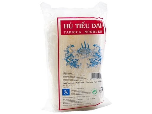 Hu Tieu Dia: 400g Tapioca Nudels
